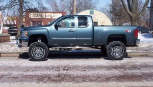 teal truck